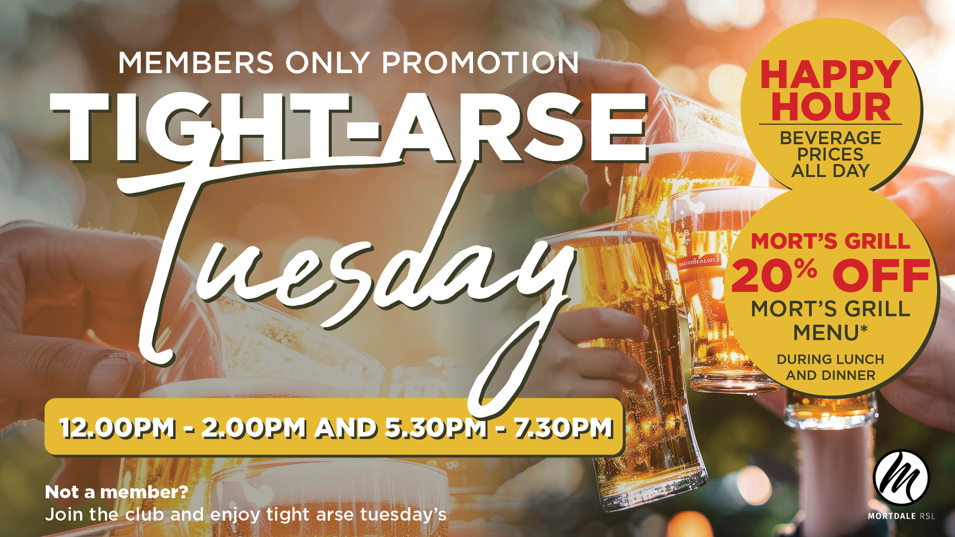 Tight-Arse Tuesday - TVL - Mortdale RSL